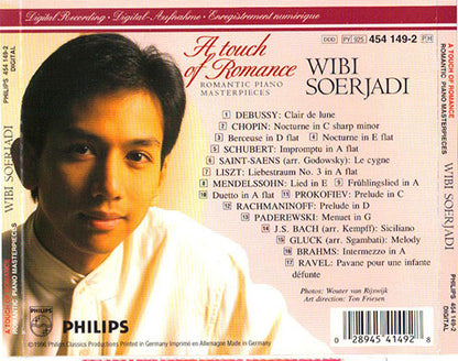 Wibi Soerjadi : A Touch Of Romance (CD, Album)