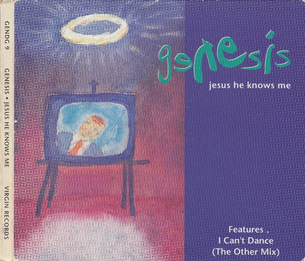 Genesis : Jesus He Knows Me (CD, Single, Dig)