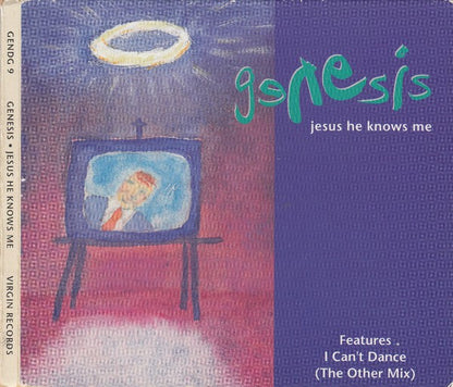 Genesis : Jesus He Knows Me (CD, Single, Dig)