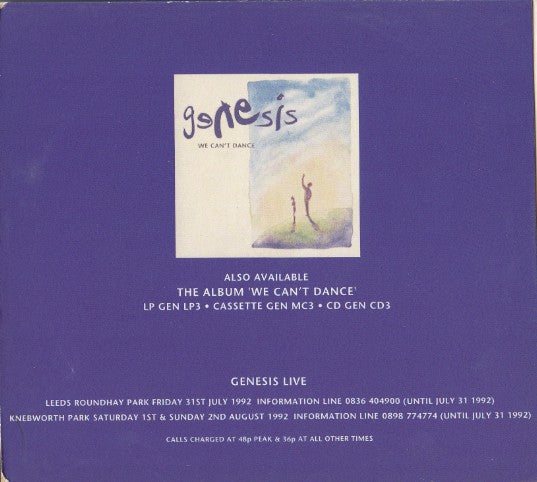 Genesis : Jesus He Knows Me (CD, Single, Dig)