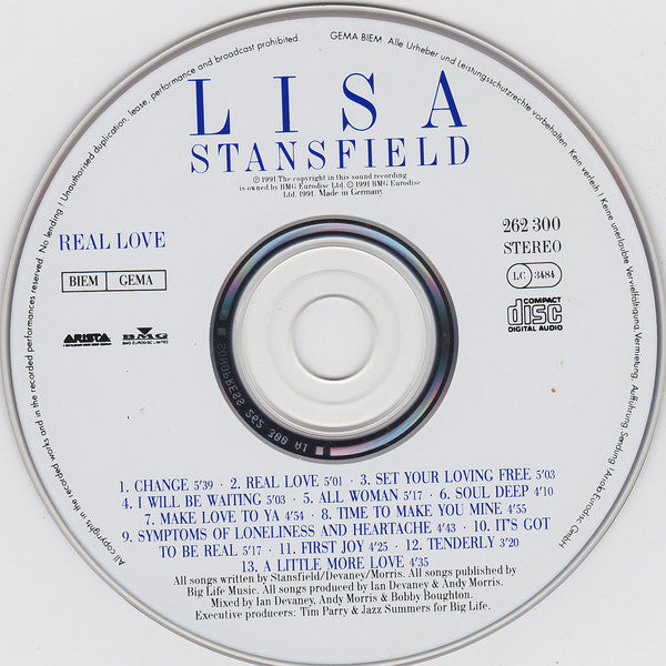 Lisa Stansfield : Real Love (CD, Album)