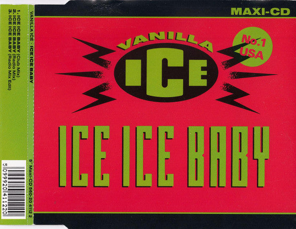 Vanilla Ice : Ice Ice Baby (CD, Maxi)