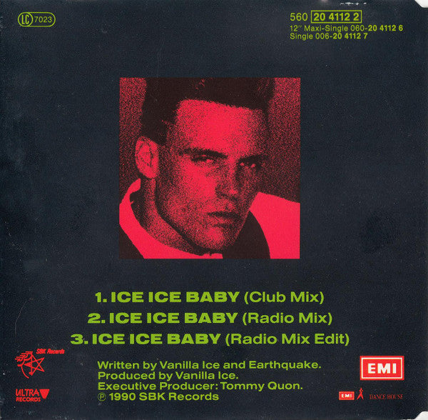 Vanilla Ice : Ice Ice Baby (CD, Maxi)