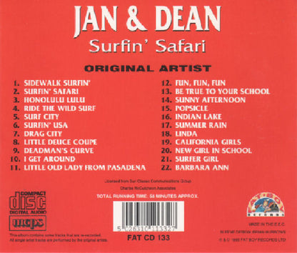 Jan & Dean : Surfin'Safari (CD, Comp)