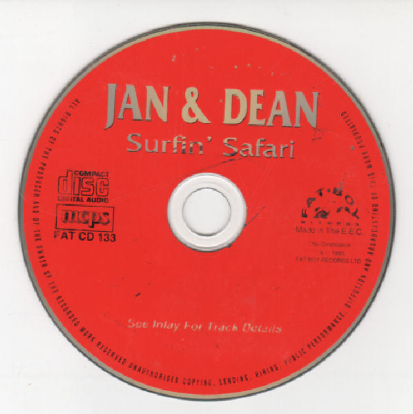 Jan & Dean : Surfin'Safari (CD, Comp)