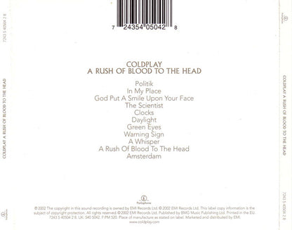 Coldplay : A Rush Of Blood To The Head (CD, Album)