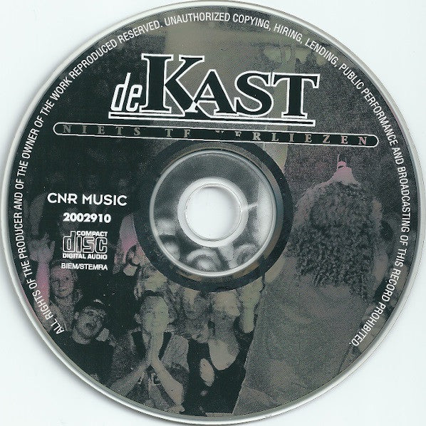 De Kast : Niets Te Verliezen (CD, Album, RE)