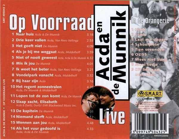 Acda en de Munnik : Op Voorraad (Live) (2xCD, Album)