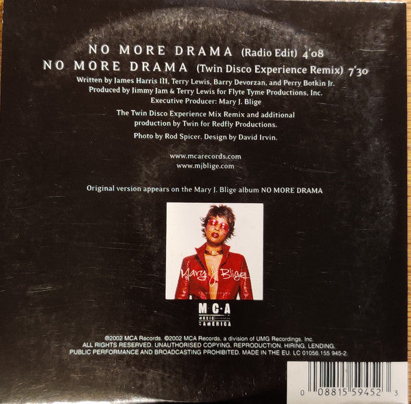 Mary J. Blige : No More Drama (CD, Single)