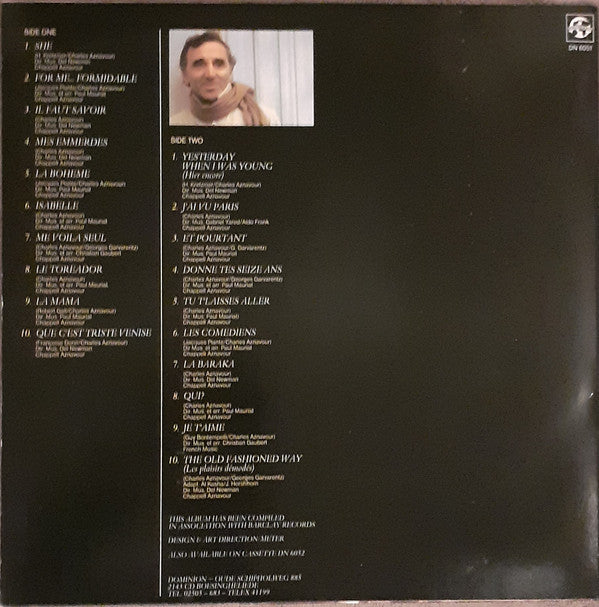 Charles Aznavour : For Me... Formidable (LP, Comp)