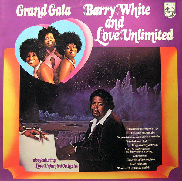 Barry White And Love Unlimited Also Featuring Love Unlimited Orchestra : Grand Gala (LP, Comp)