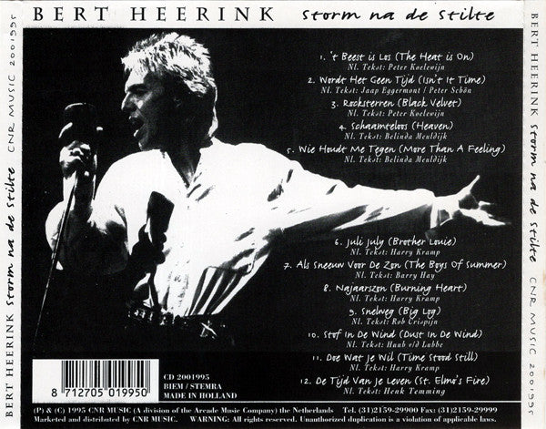 Bert Heerink : Storm Na De Stilte (CD, Album)