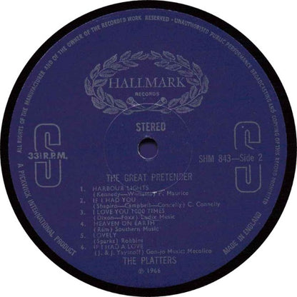 The Platters : The Platters Greatest Hits (3xLP, Comp)