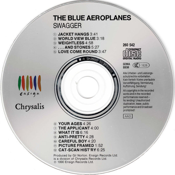 The Blue Aeroplanes : Swagger (CD, Album)