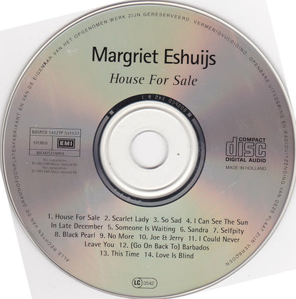 Margriet Eshuijs : House For Sale (CD, Comp)