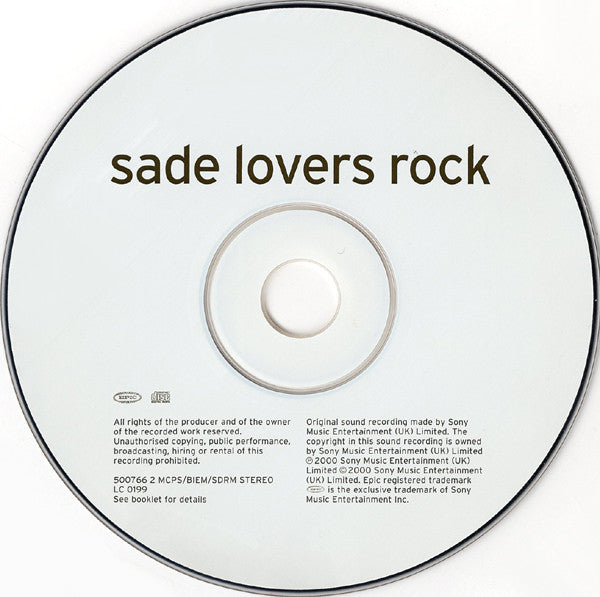 Sade : Lovers Rock (CD, Album)