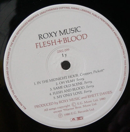 Roxy Music : Flesh + Blood (LP, Album)