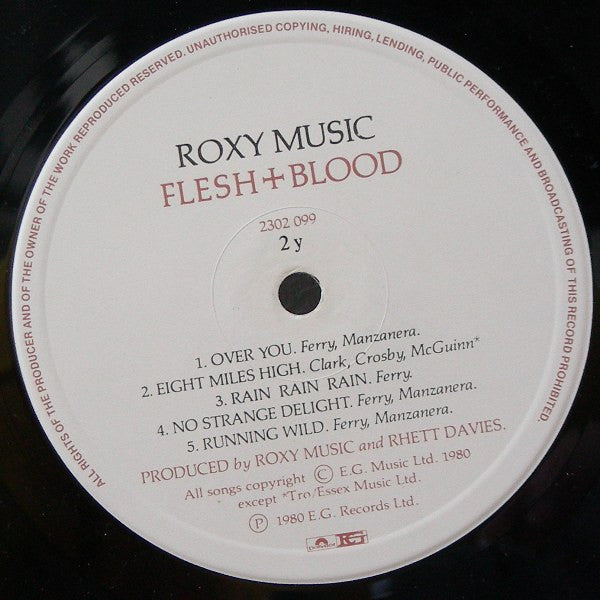 Roxy Music : Flesh + Blood (LP, Album)