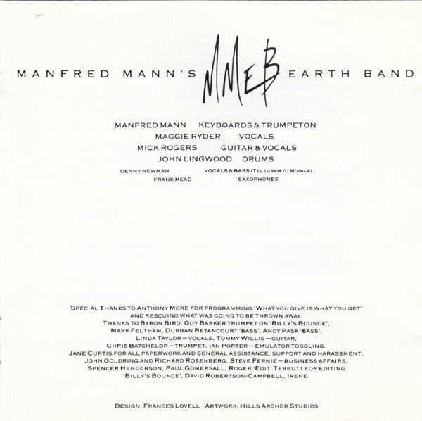 Manfred Mann's Earth Band : Masque ( Songs And Planets ) (CD, Album, RE)