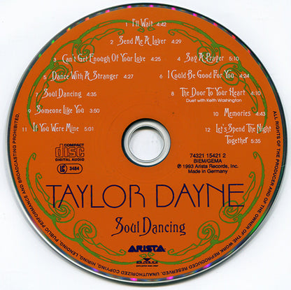 Taylor Dayne : Soul Dancing (CD, Album)