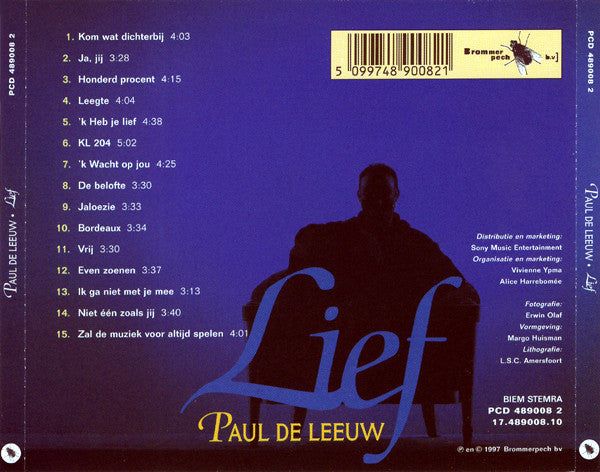 Paul de Leeuw : Lief (CD, Album)