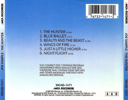 Joe Sample : The Hunter (CD, Album, RE)