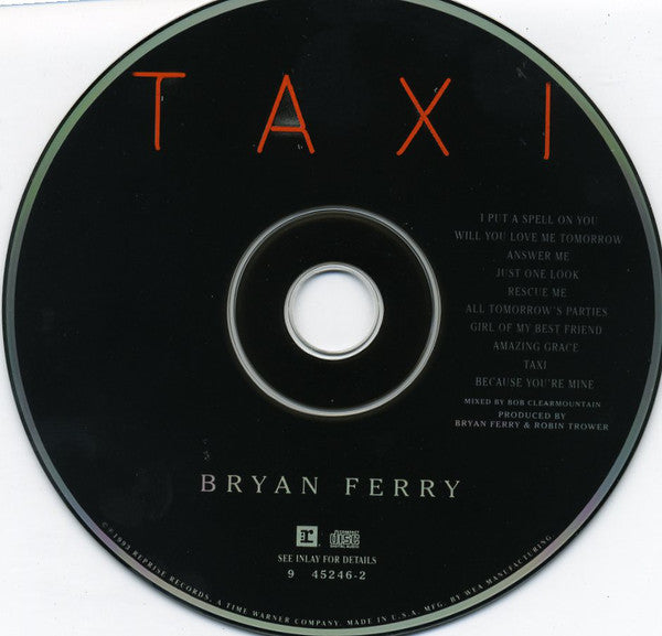 Bryan Ferry : Taxi (CD, Album, SRC)