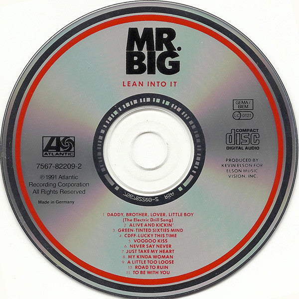 Mr. Big : Lean Into It (CD, Album)