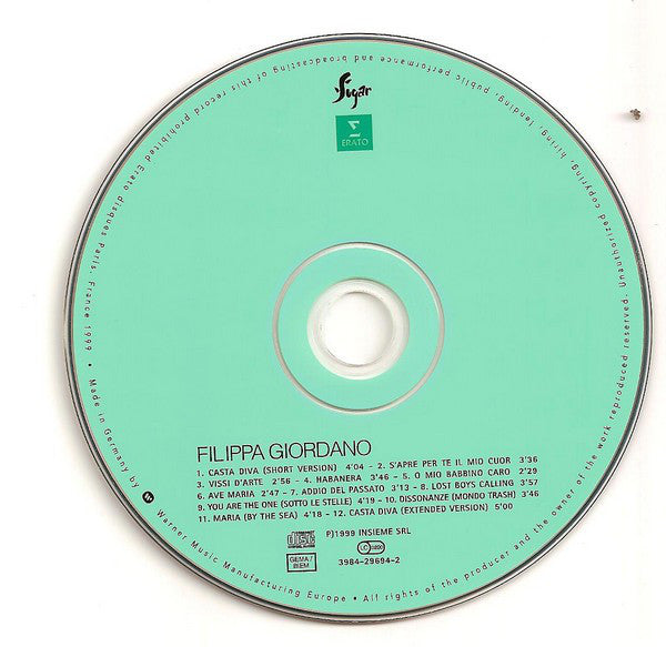 Filippa Giordano : Filippa Giordano (CD, Album)