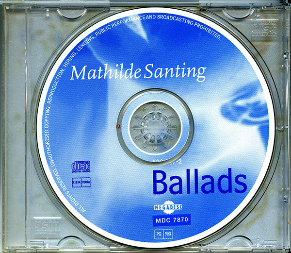 Mathilde Santing : Ballads (CD, Comp)