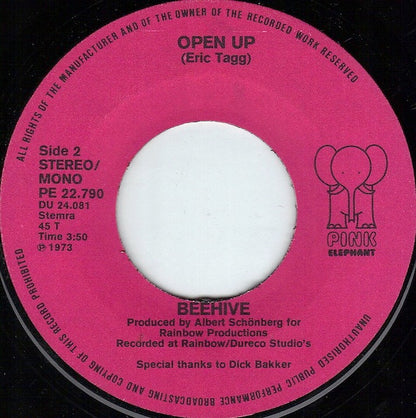 Beehive : Music Is Music / Open Up (7", Single)