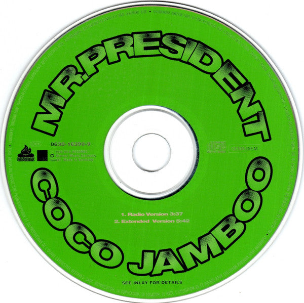 Mr. President : Coco Jamboo (CD, Single, Car)