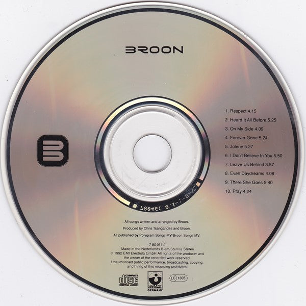 Broon : Broon (CD, Album)