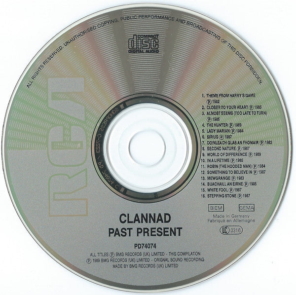 Clannad : Pastpresent (CD, Comp, RP)