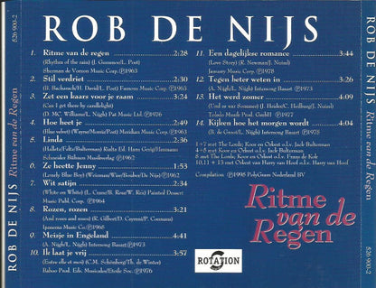 Rob de Nijs : Ritme Van De Regen (CD, Comp)