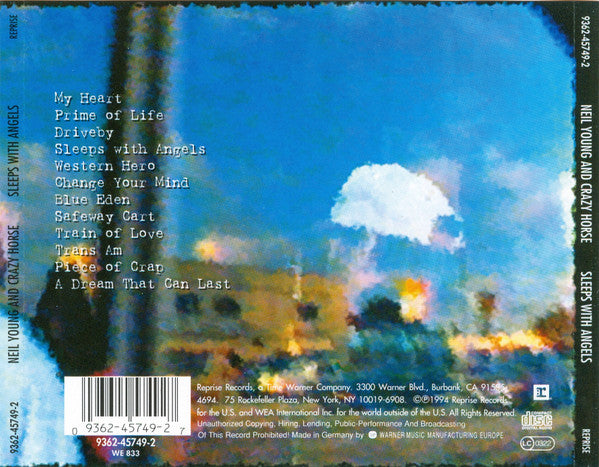 Neil Young And Crazy Horse : Sleeps With Angels (CD, Album)