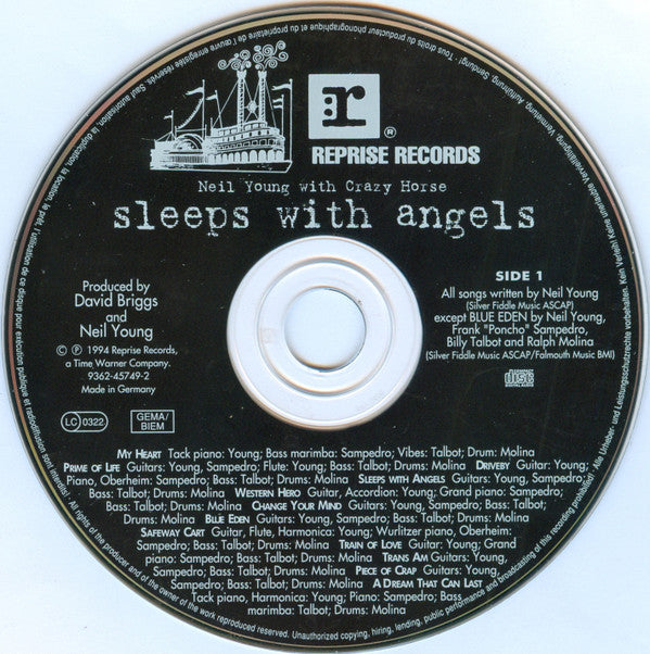 Neil Young And Crazy Horse : Sleeps With Angels (CD, Album)