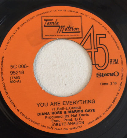 Diana Ross & Marvin Gaye : You Are Everything / Include Me In Your Life (7", Single)
