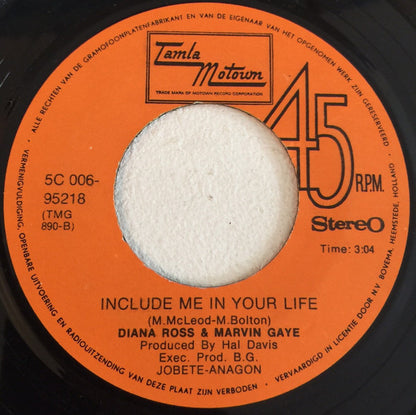 Diana Ross & Marvin Gaye : You Are Everything / Include Me In Your Life (7", Single)