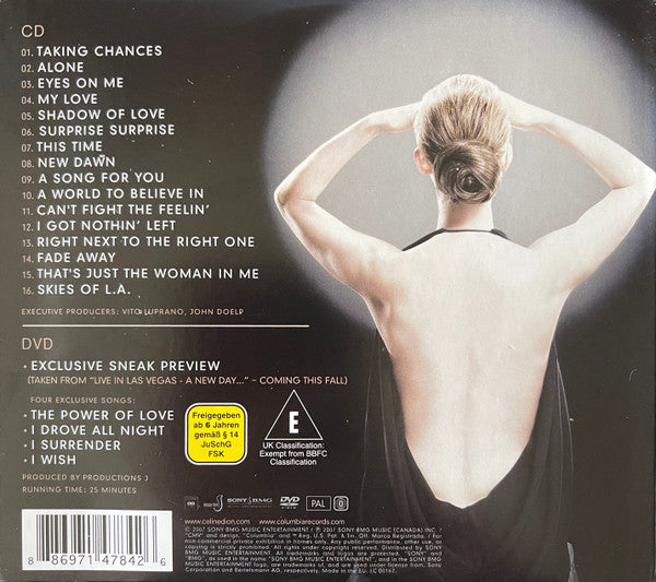 Céline Dion : Taking Chances (Dlx + CD, Album + DVD-V, PAL, Reg)