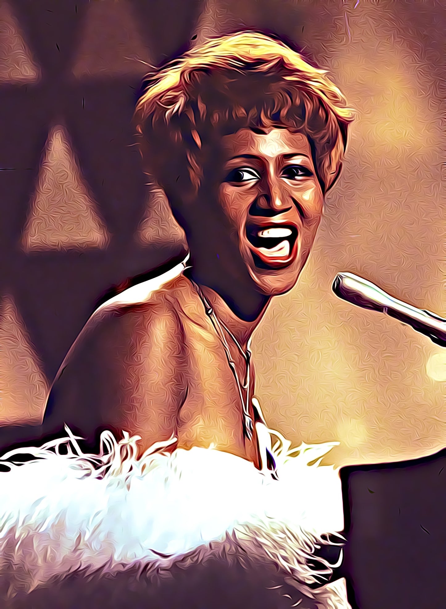 Poster Aretha Franklin 50x70cm