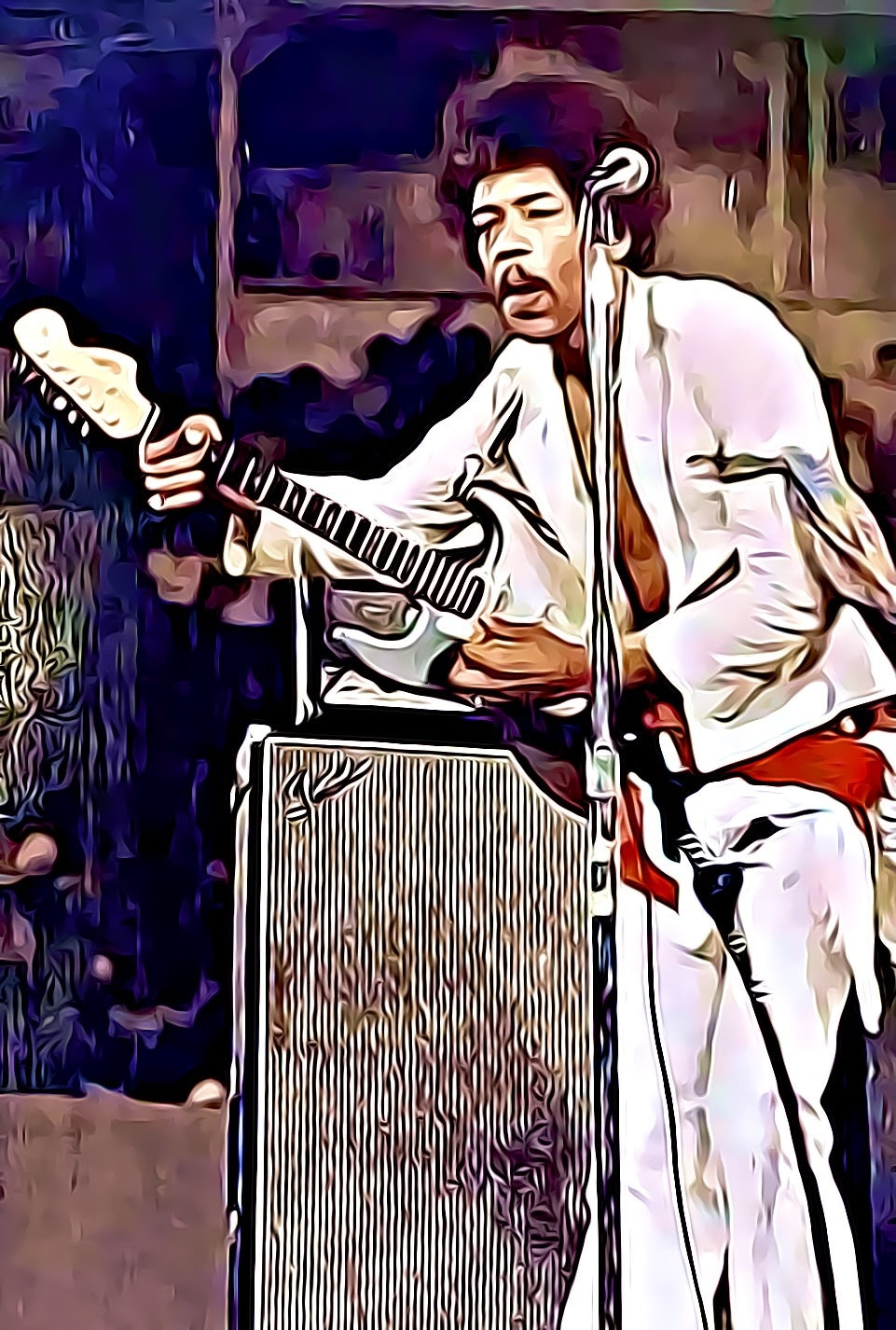 Poster Jimmy Hendrix 2  50x70cm