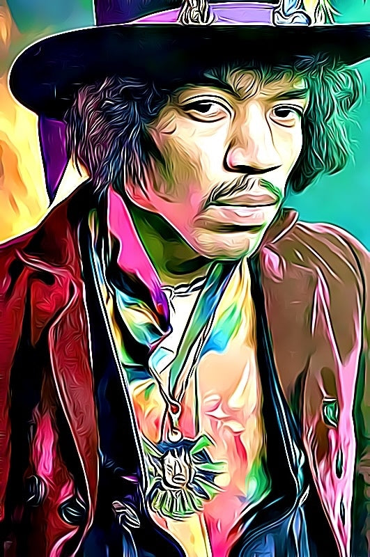 Poster Jimmy Hendrix 1 50x70cm