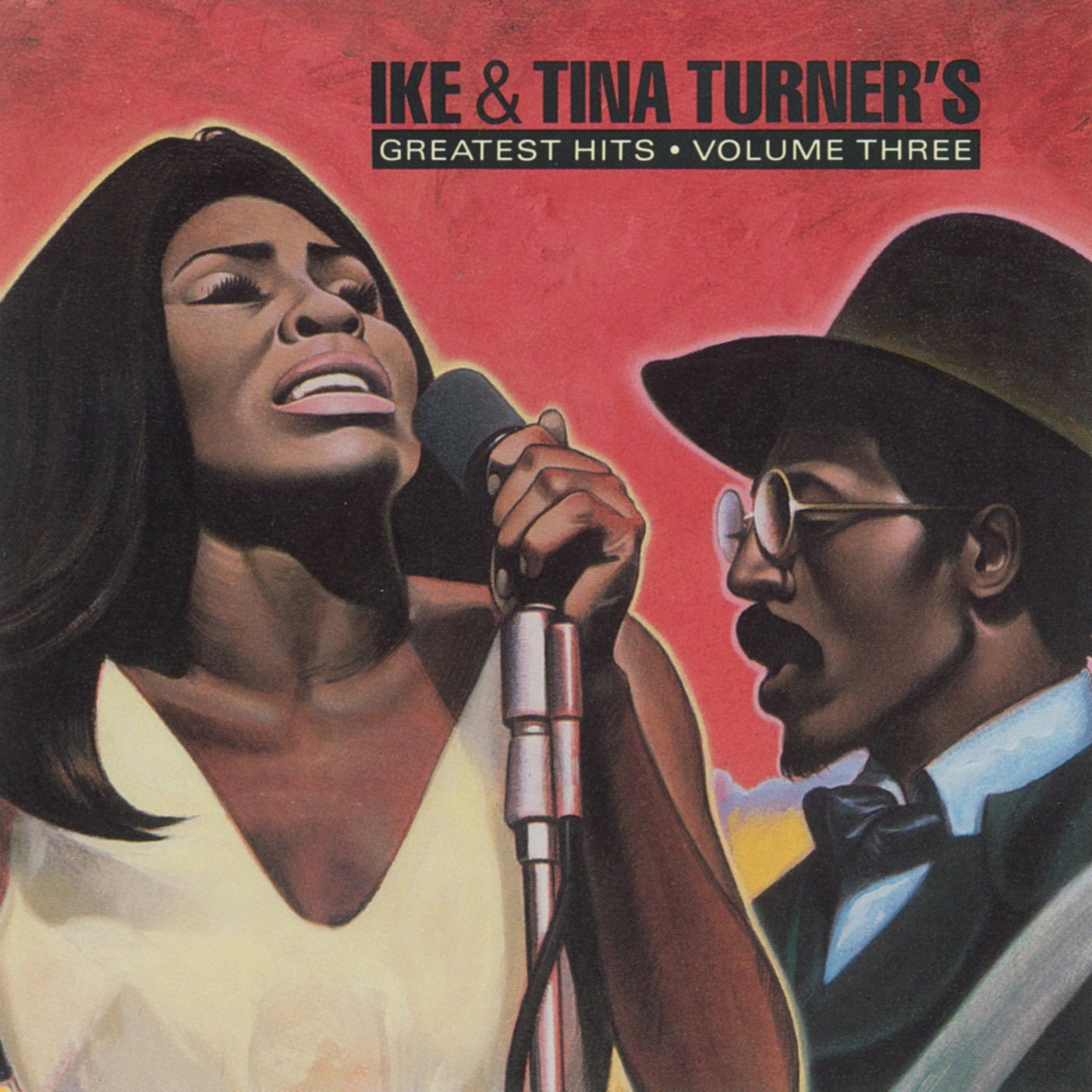 Metaalprint album cover - Ike & Tina