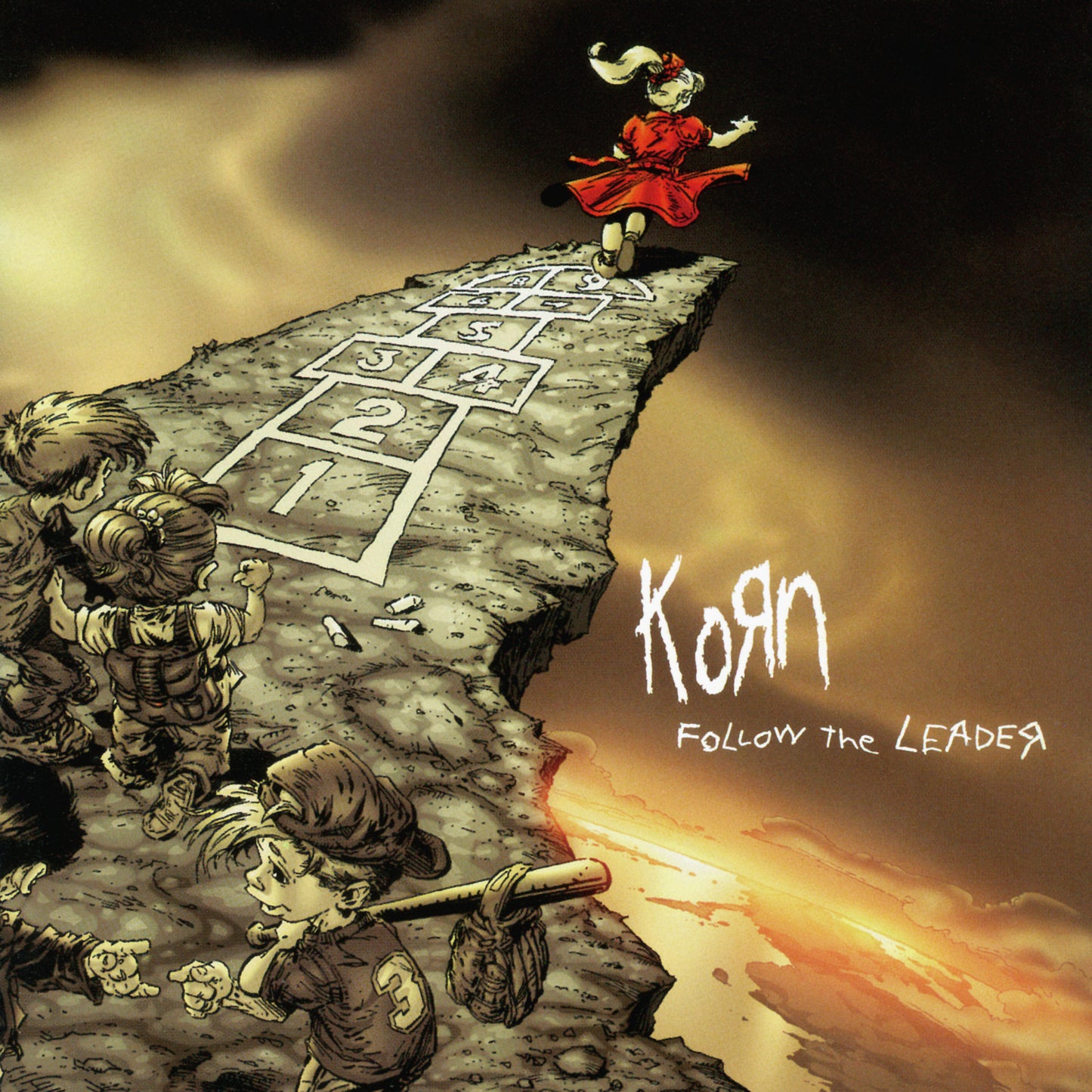 Metaalprint album cover -  Follow the leader - Korn