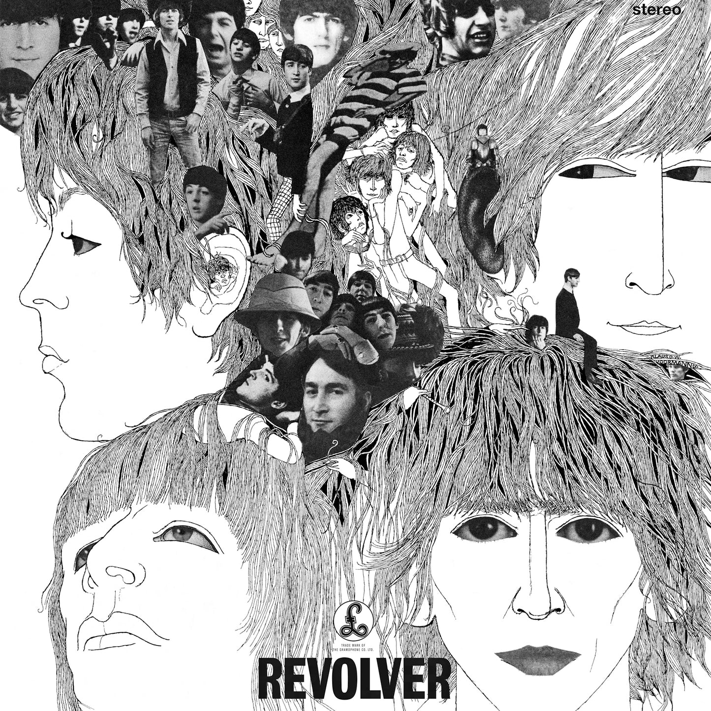 Metaalprint album cover -  The Beatles -  Revolver