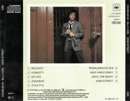 Billy Joel : 52nd Street (CD, Album, RE, RP)