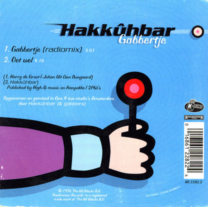 Hakkûhbar : Gabbertje (CD, Single)