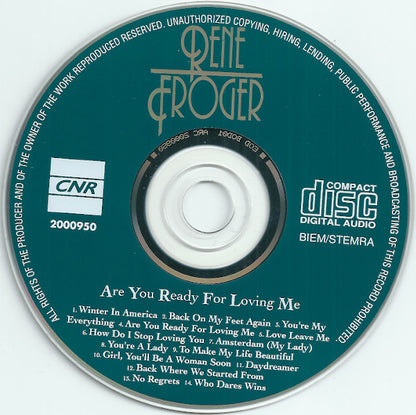 René Froger : Are You Ready For Loving Me (CD, Comp)