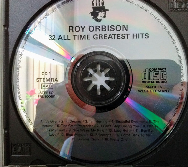 Roy Orbison : 32 All Time Greatest Hits (2xCD, Comp)